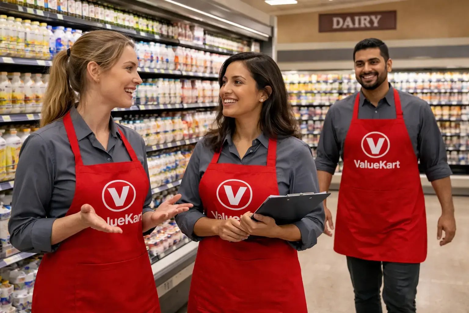 Safeyway-Like Grocery Conversation