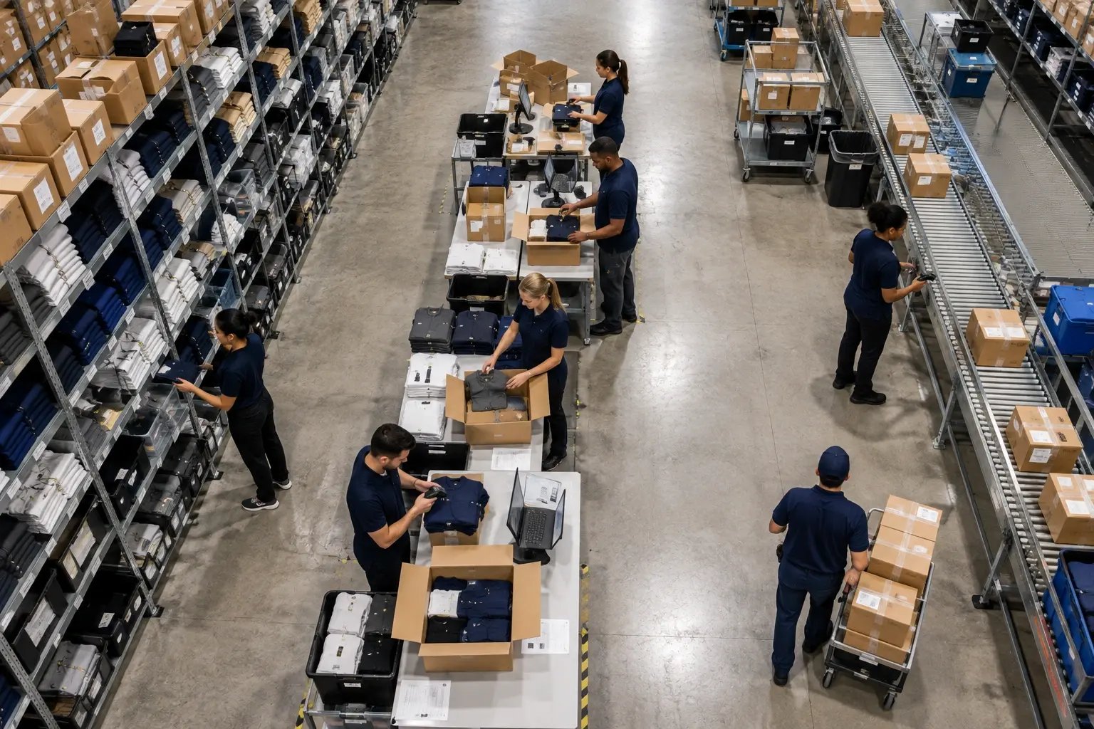 Uniform Facility Overhead view