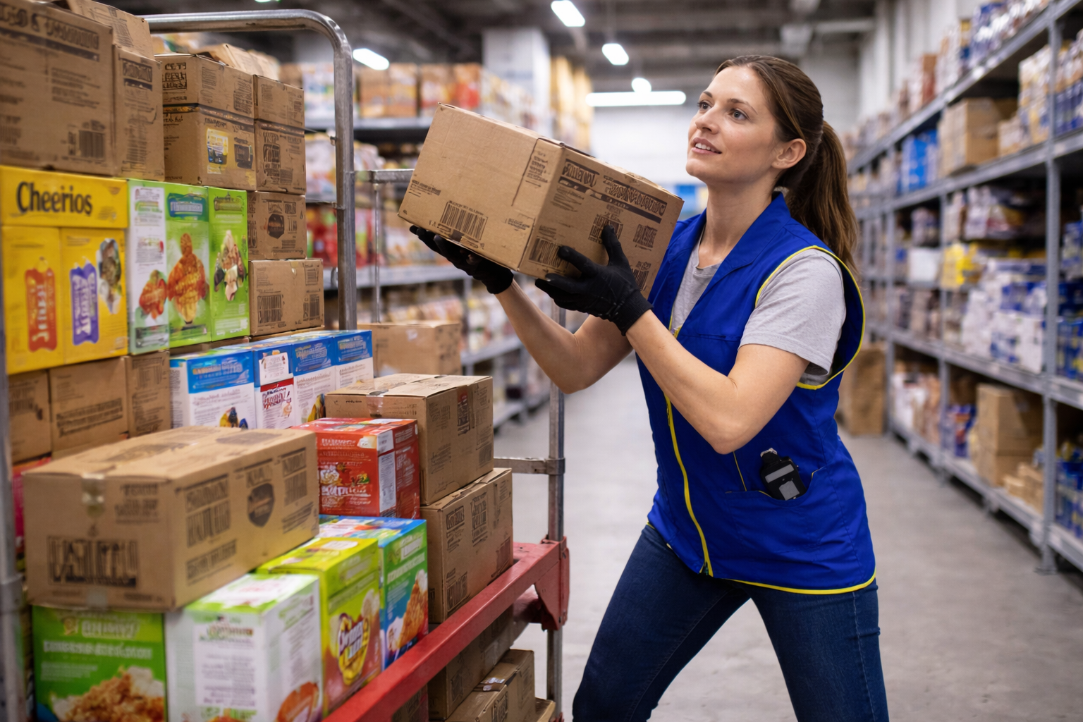 Woman lifting Walmart Like Items Woman lifting Walmart Like Items
