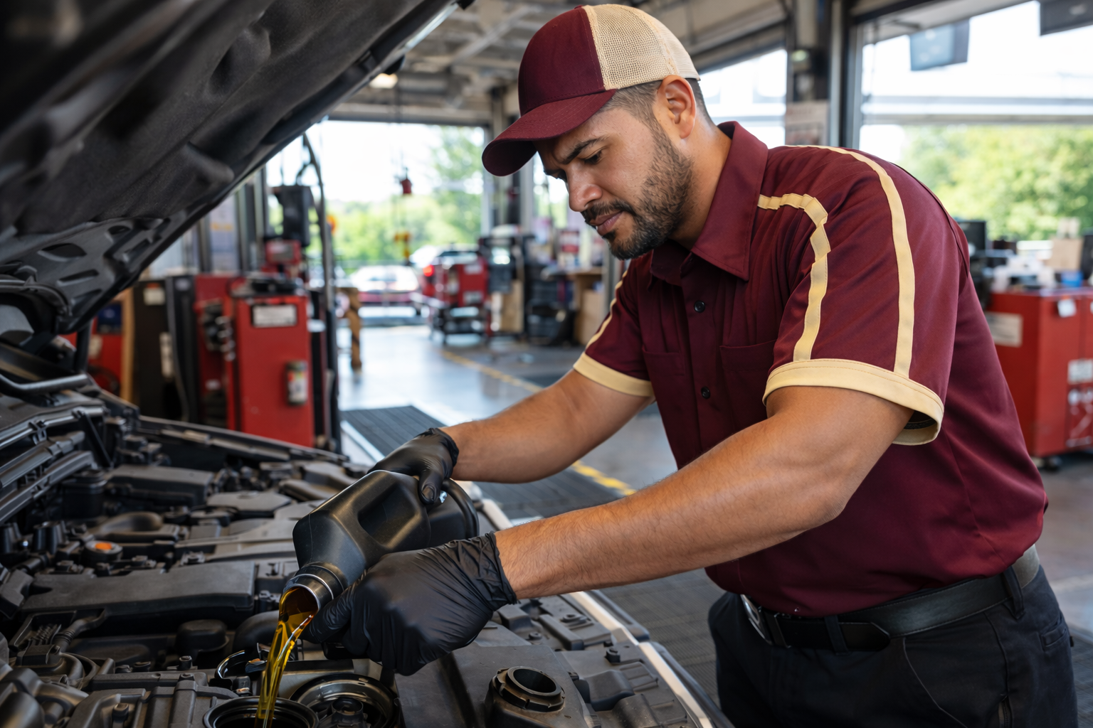 jiffy lube like employee