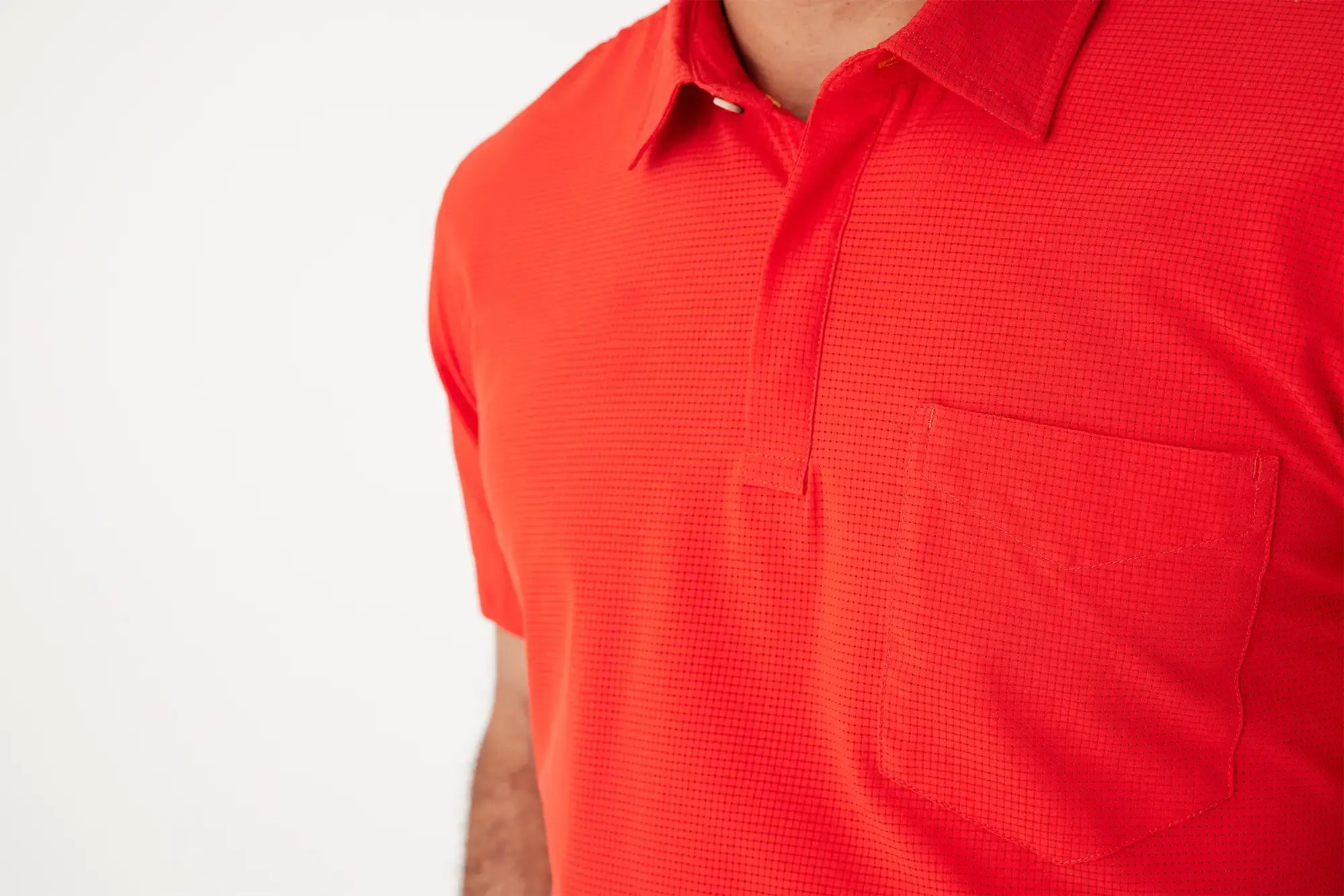 qsr-uniform-red-polo-breathable-innovative-fabric-model