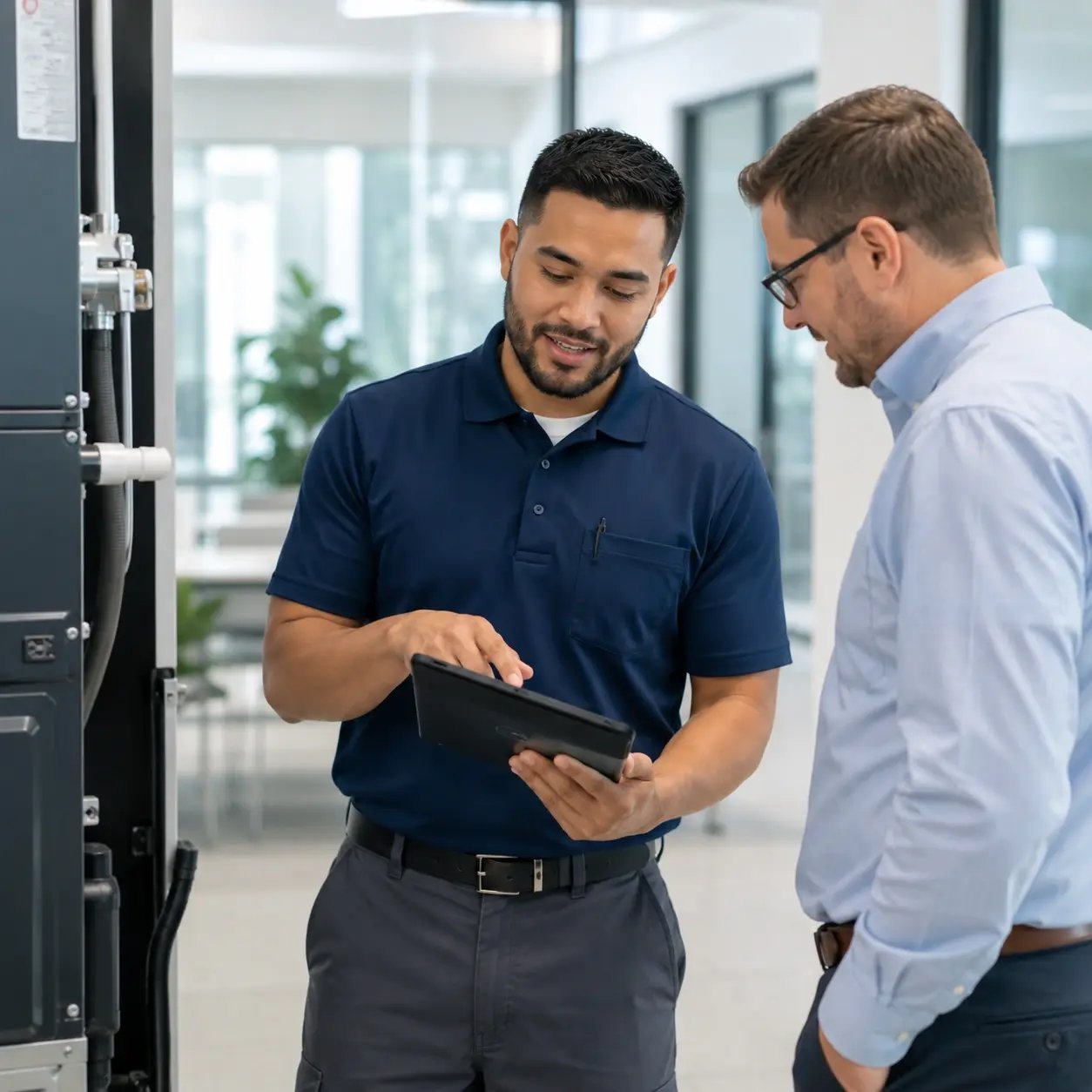 Technician customer interaction