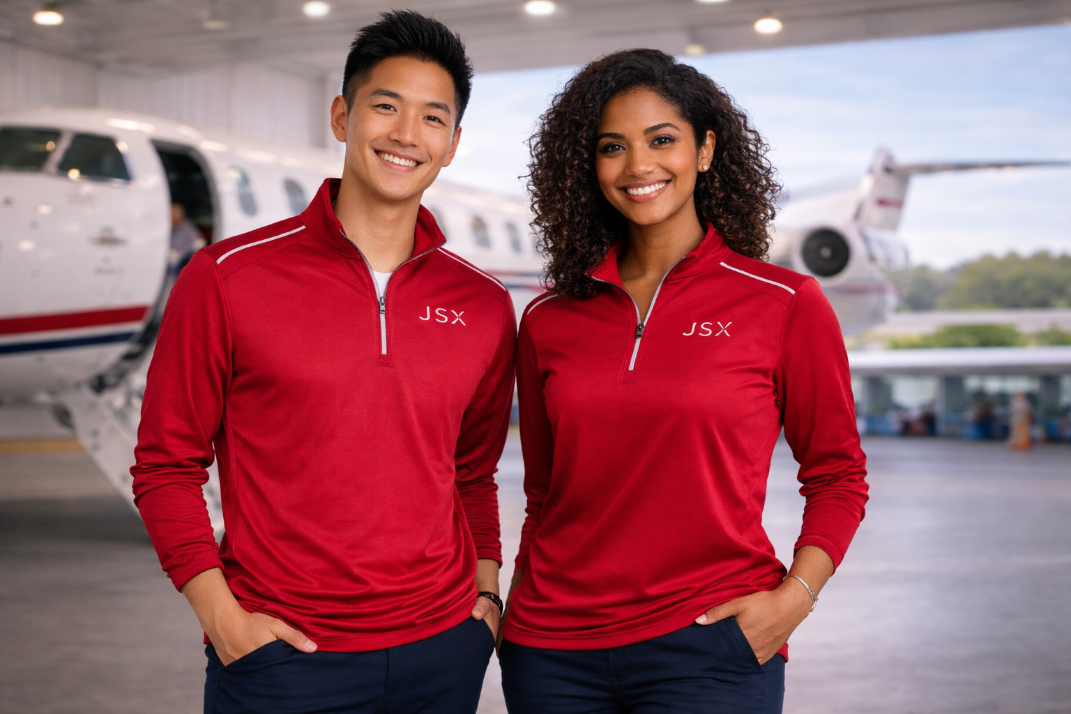 JSX Team Members in Uniform